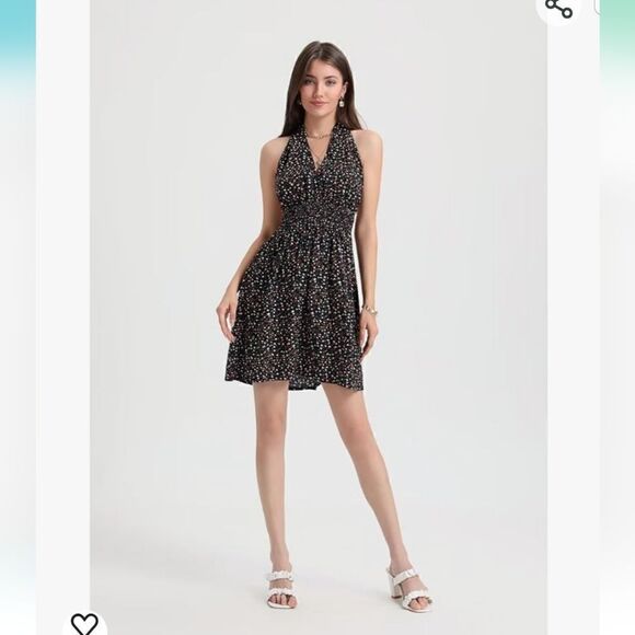 Summer boho floral Dresses for Women 2023,Floral XL new - Picture 4 of 11